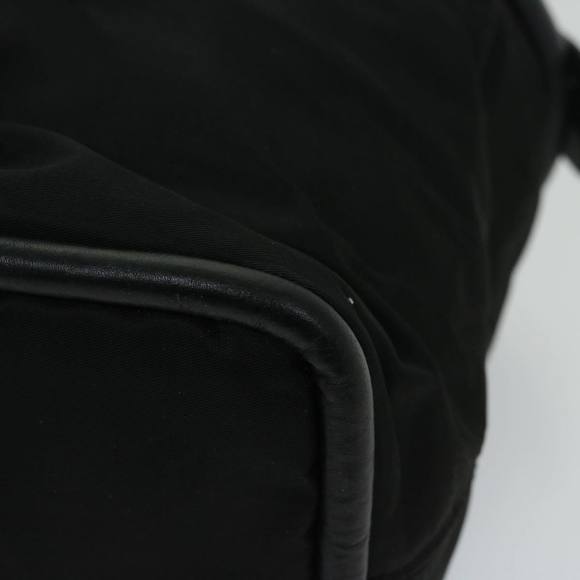 CELINE Hand Bag Nylon Black Auth bs12635 - Picture 9 of 16